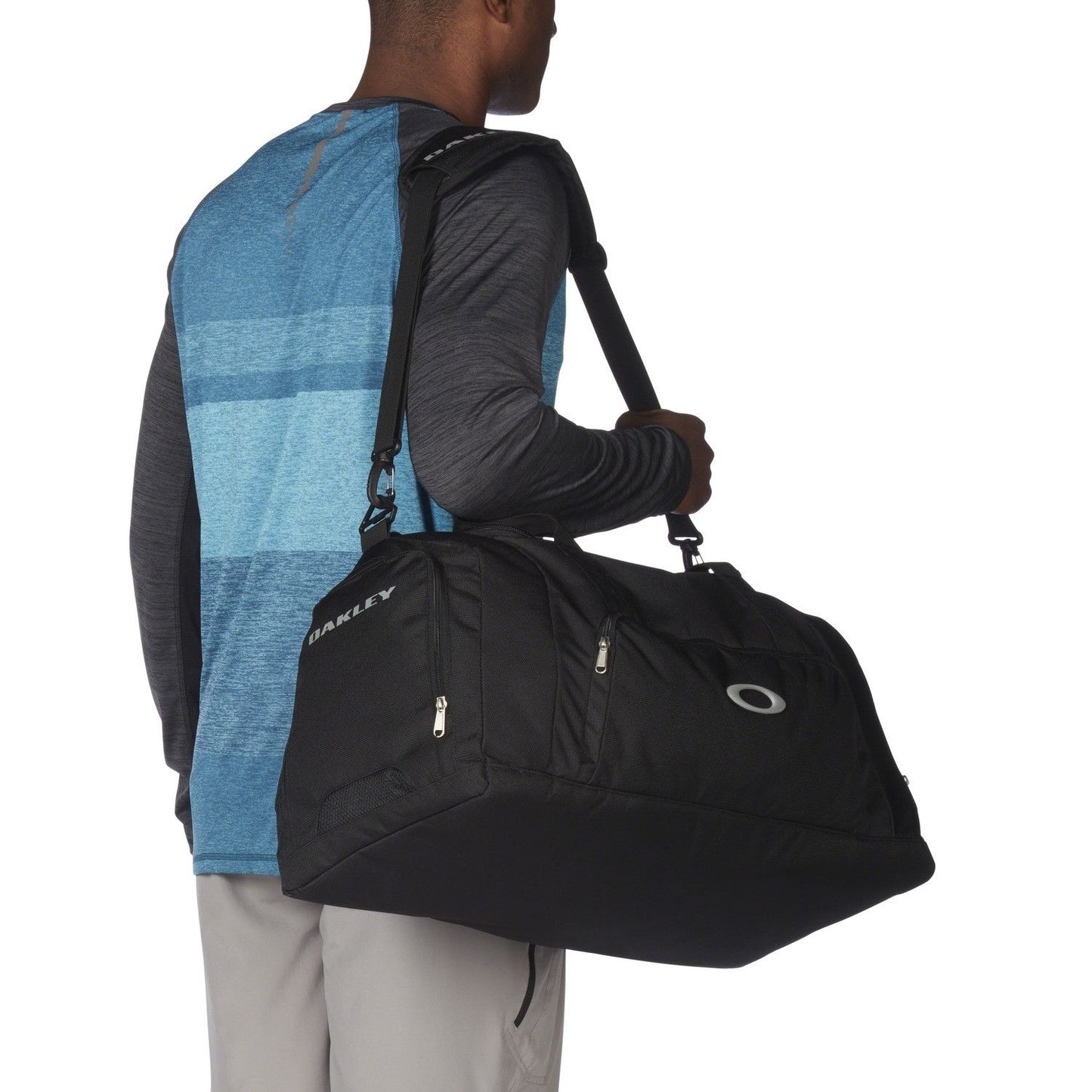 Oakley 55L Gym To Street Duffel Bag, Travel Duffel, Gym bag Blackout - 92904ODM